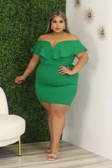 Carlota Off Shoulder Dress Divas Plus