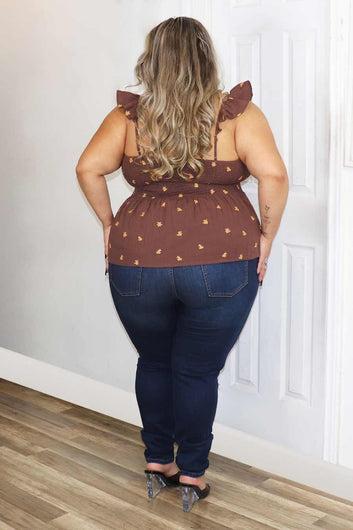 Allessia Peplum Top Divas Plus