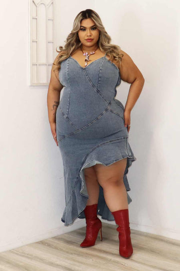 Dayanna Jeans Dress Divas Plus Boutique