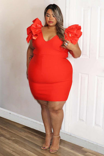 Agathe Bandage Dress Divas Plus Boutique