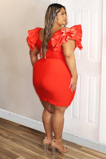 Agathe Bandage Dress Divas Plus Boutique