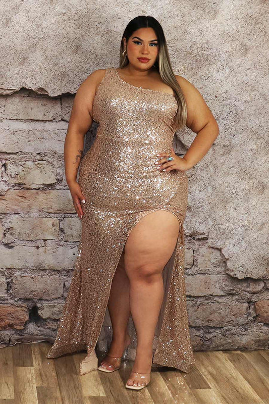 Yosmara Sequin Dress Divas Plus Boutique