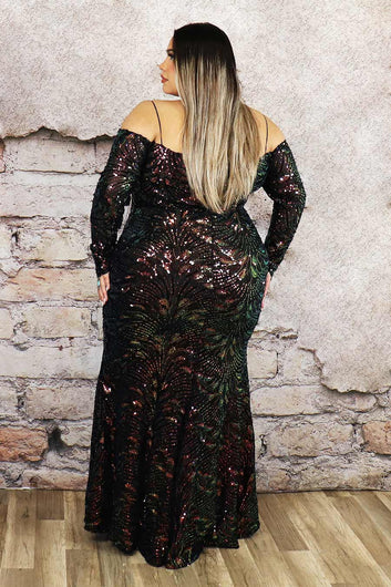 Clarissa  Sequence Dress Divas Plus Boutique