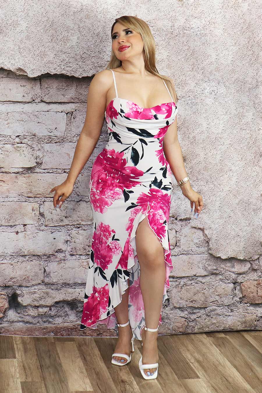 Vestido Lidia Glitter Divas Plus