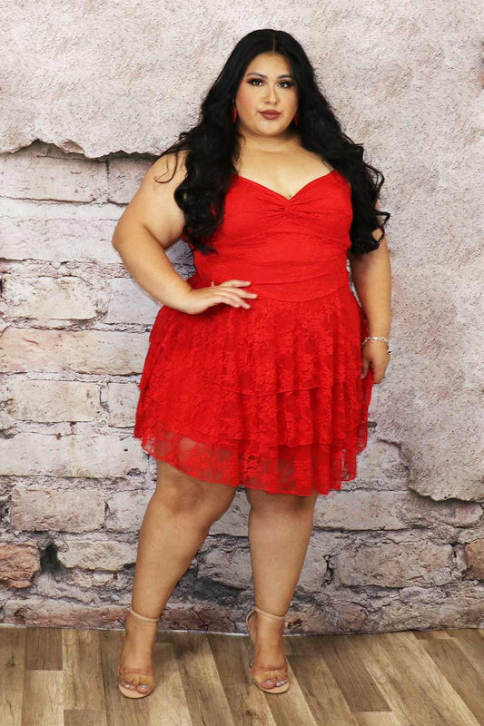 Avania Lace Dress Divas Plus Boutique