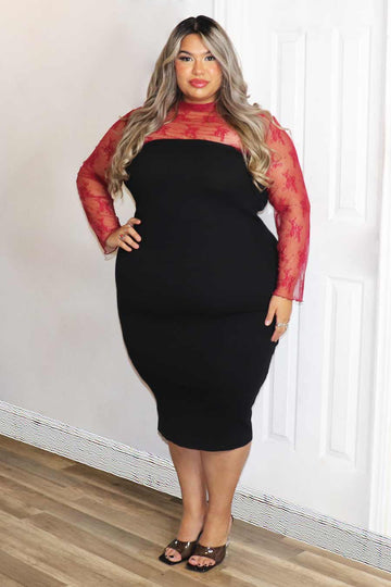 Galia Tube Dress Divas Plus Boutique