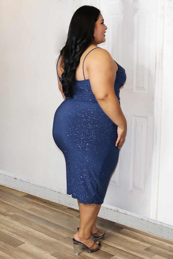 Sandra Glittery Midi Dress Divas Boutique