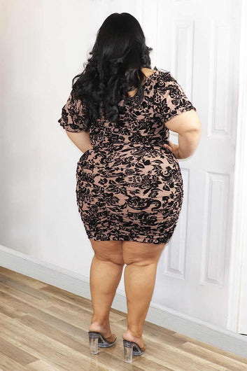 Arabela Velvet Dress Divas Plus Boutique