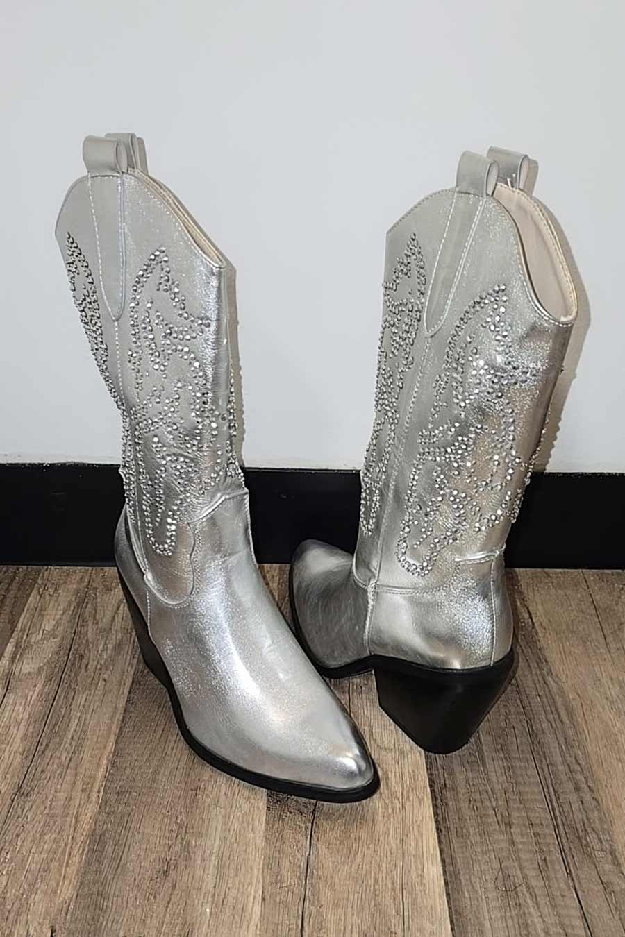 Rhinestones Boots
