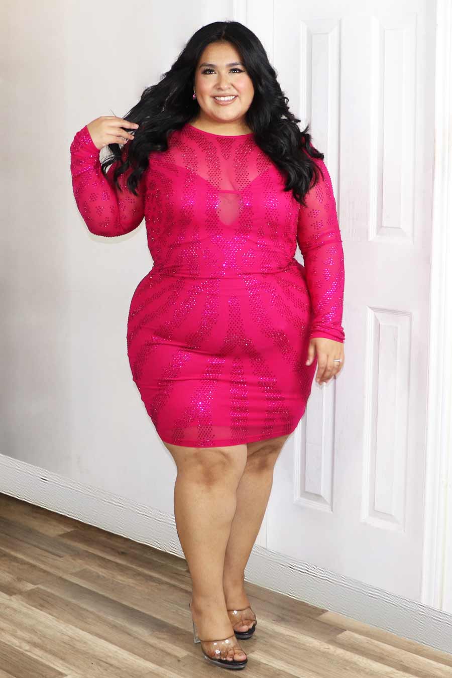 Karen Rhinestone Dress Divas Boutique