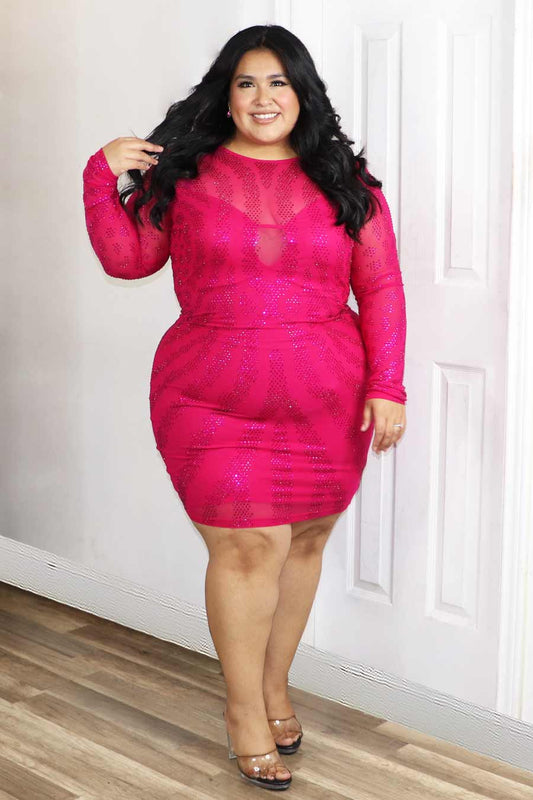 Karen Rhinestone Dress Divas Boutique