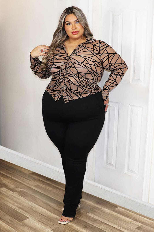 Becca Lace Top Divas Plus Botique
