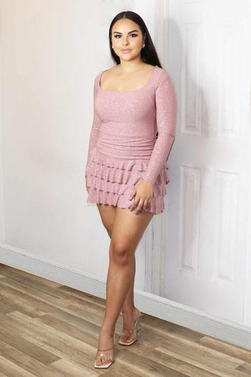 Vestido Lidia Glitter Divas Plus