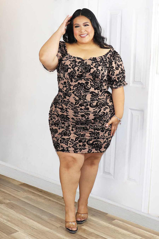 Arabela Velvet Dress Divas Plus Boutique