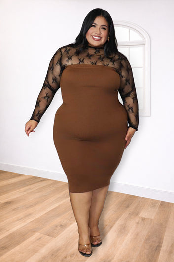 Galia Tube Dress Divas Plus Boutique